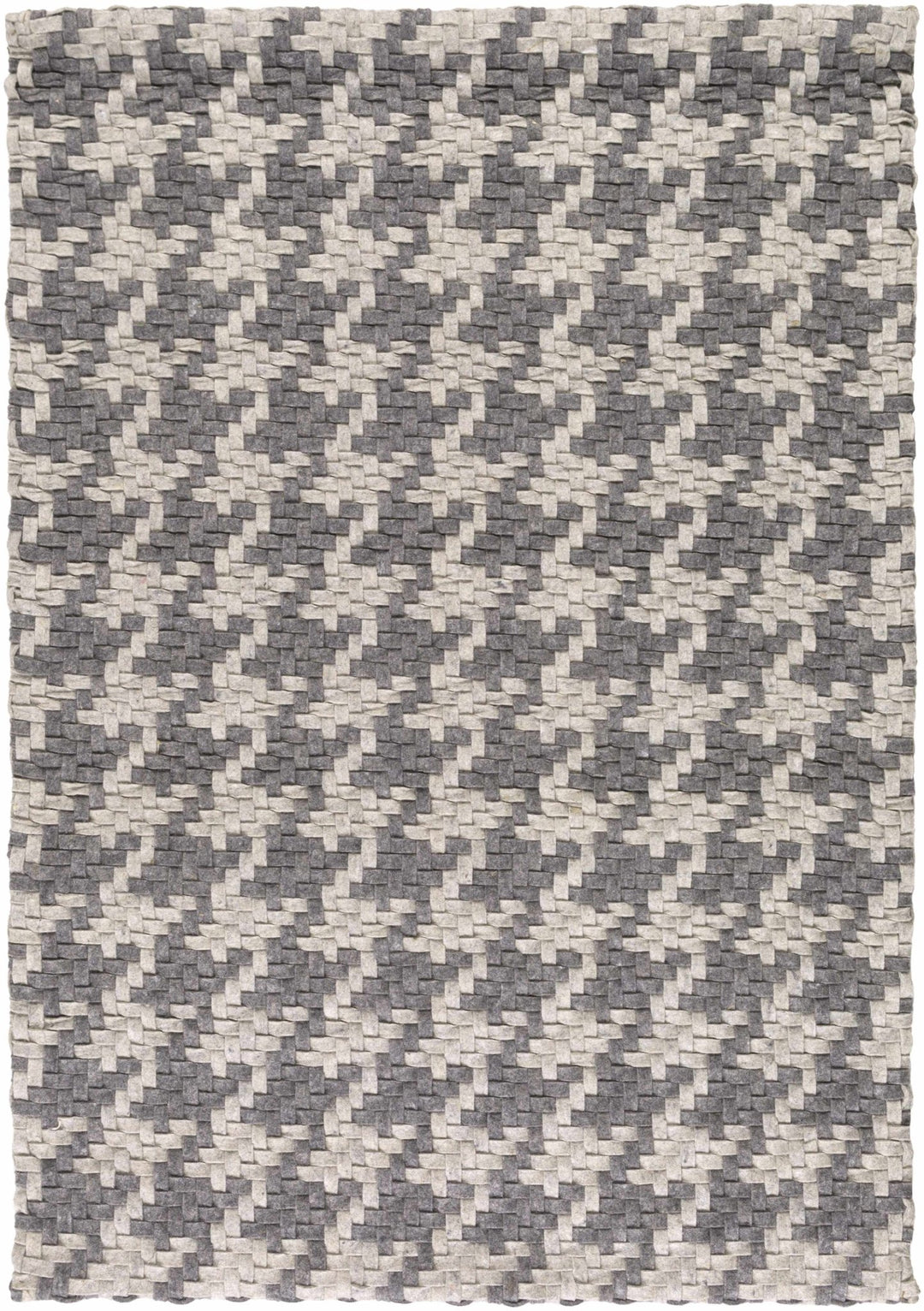 Moab Modern Style Gray Hand Woven Wool Area Rug - The Rug Decor
