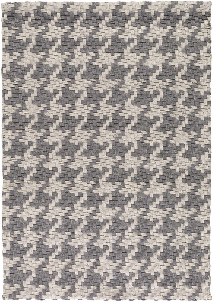 Moab Modern Style Gray Hand Woven Wool Area Rug - The Rug Decor