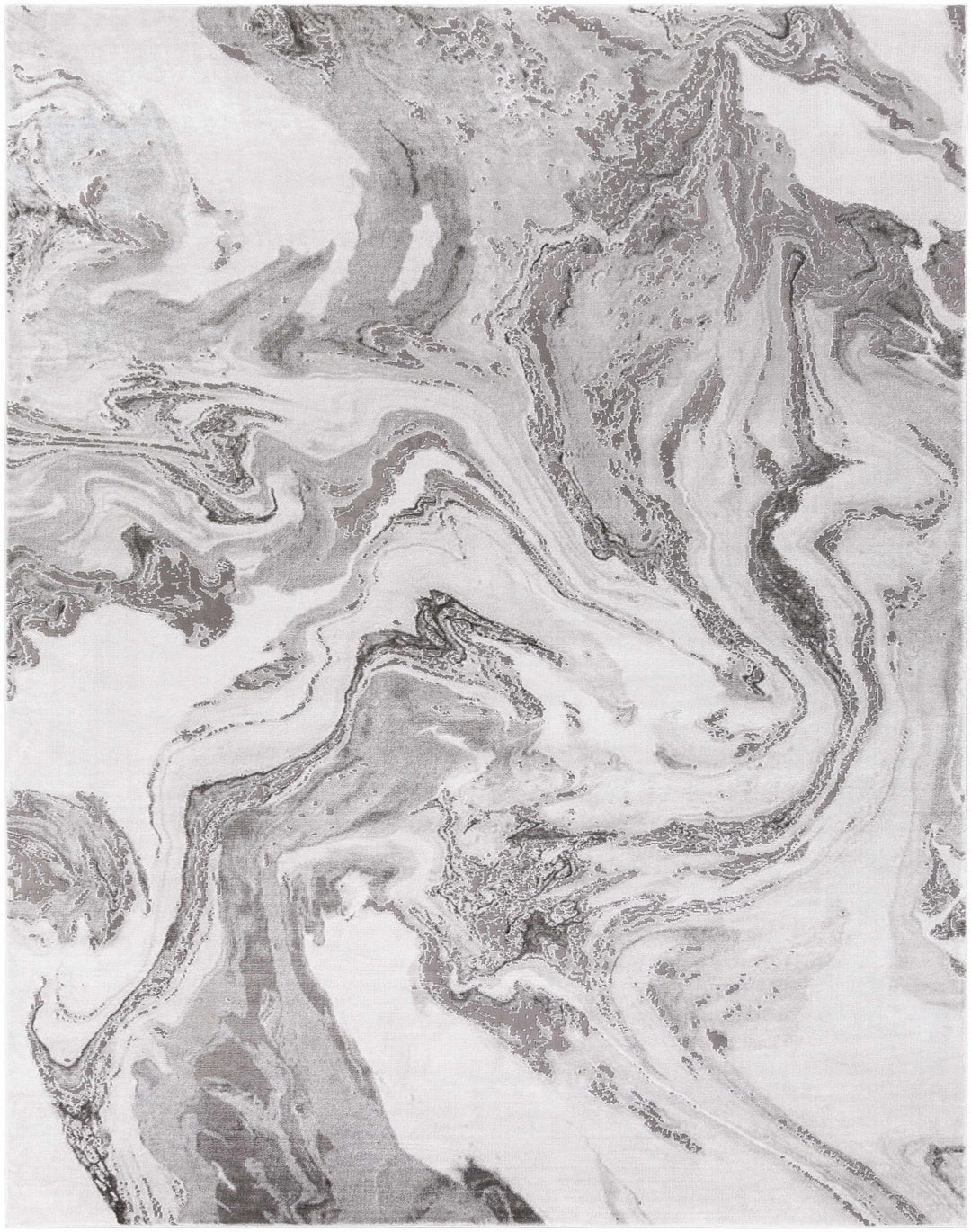 Moana Modern Abstract Design Gray Area Rug - The Rug Decor