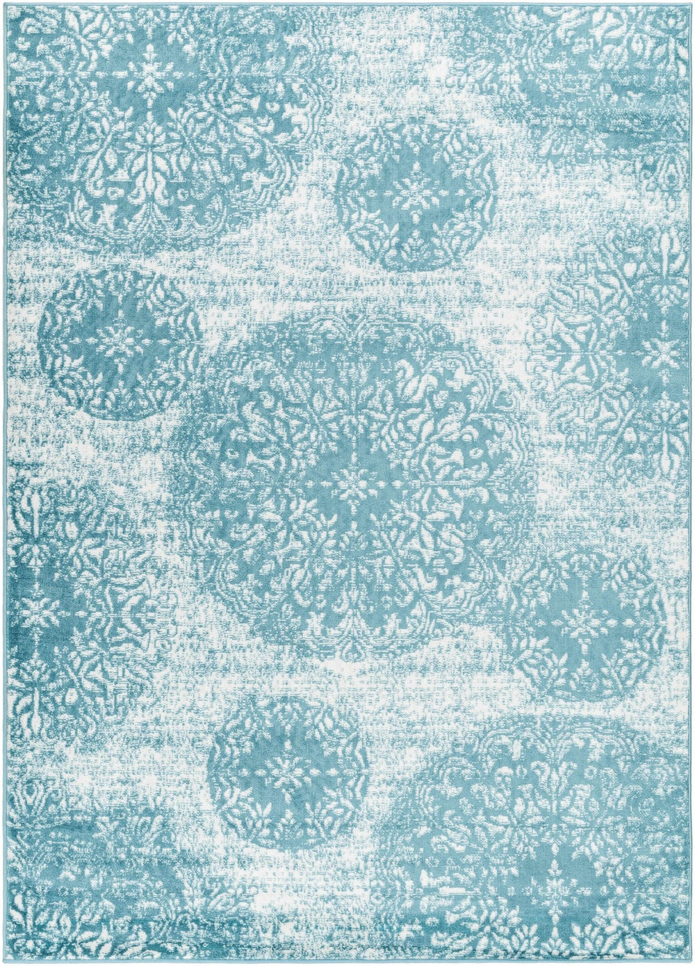 Moani Blue transitional Style Area Rug - The Rug Decor