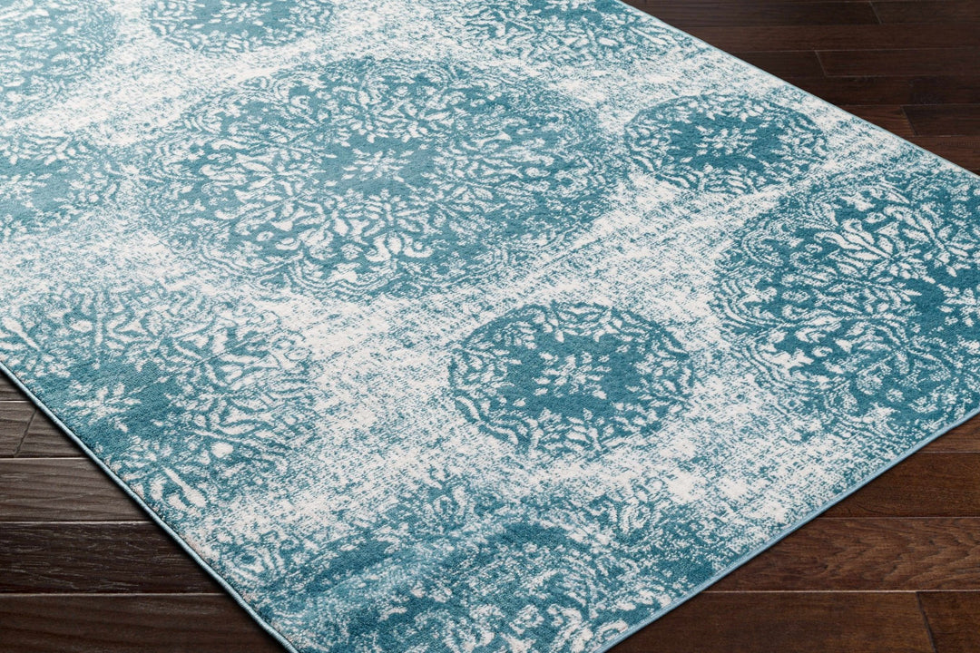 Moani Blue transitional Style Area Rug - The Rug Decor