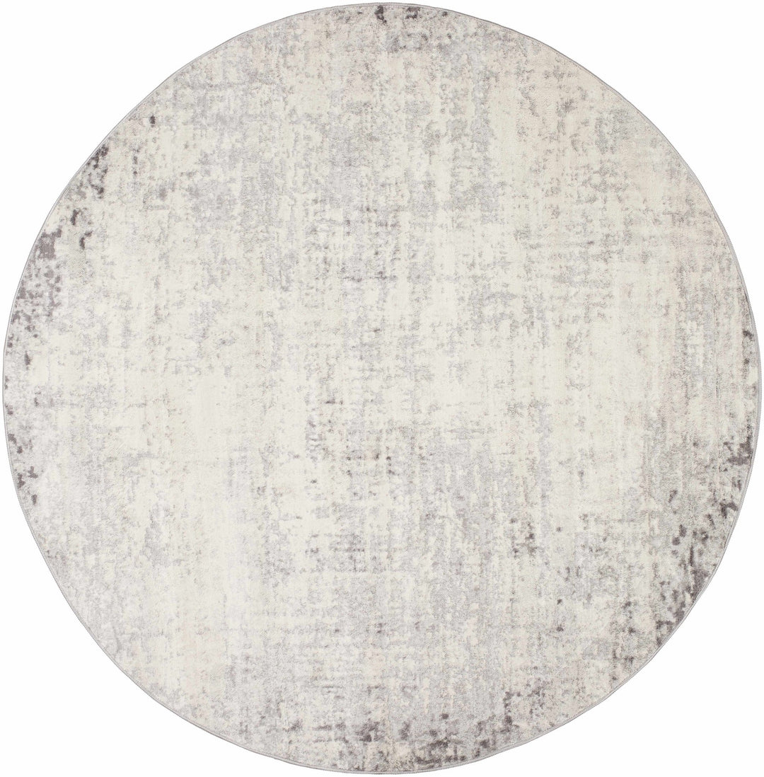 Modern Abstract Beige, Silver and Charcoal Multi Size Area Rug - The Rug Decor