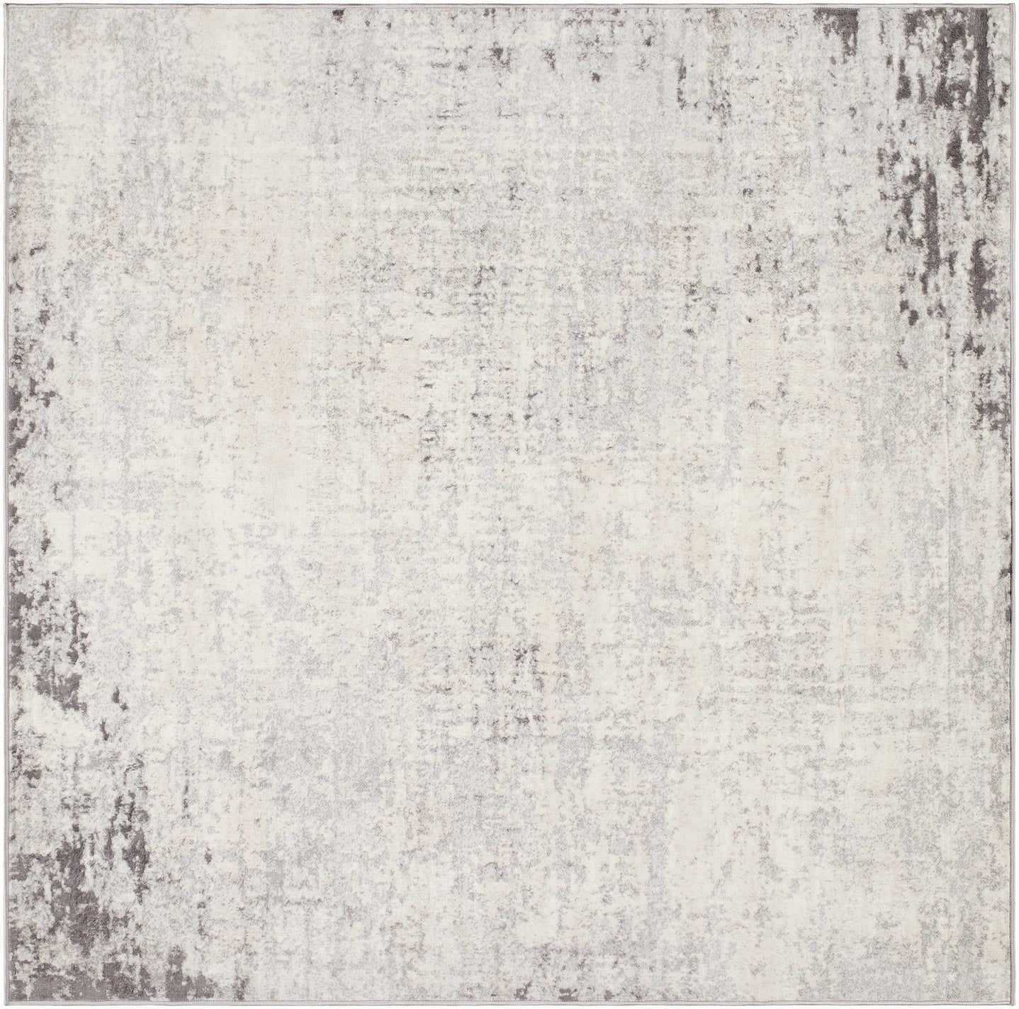 Modern Abstract Beige, Silver and Charcoal Multi Size Area Rug - The Rug Decor