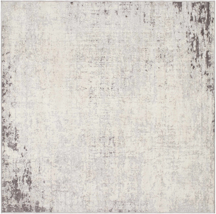 Modern Abstract Beige, Silver and Charcoal Multi Size Area Rug - The Rug Decor