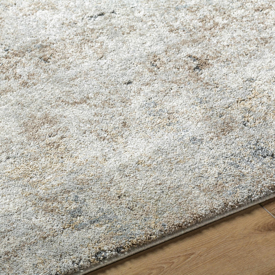Modern Abstract Design Beige And Gray Rug - The Rug Decor
