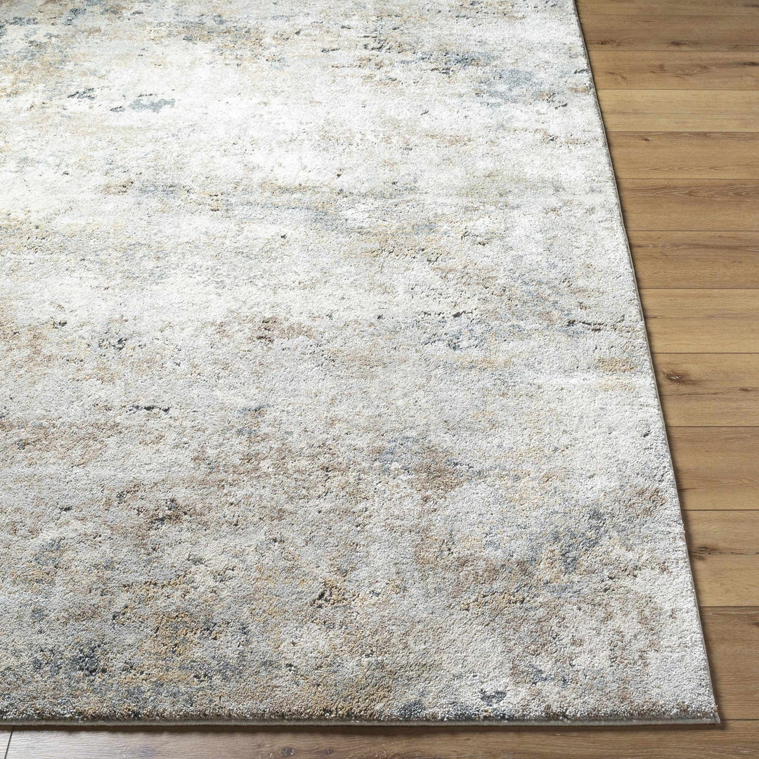 Modern Abstract Design Beige And Gray Rug - The Rug Decor