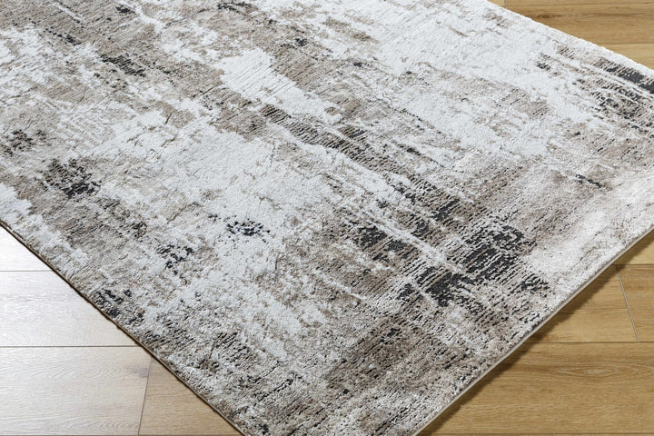 Modern Abstract Design Brown Machine Woven Area Rug - The Rug Decor