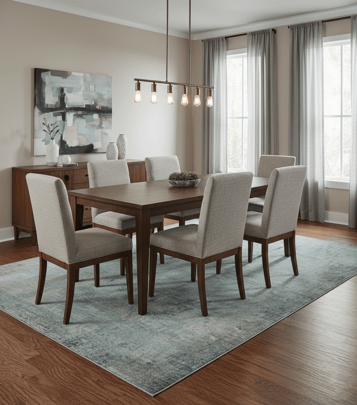 Modern Abstract Design Gray 8x10 Hand Knotted Art Silk Rug - The Rug Decor