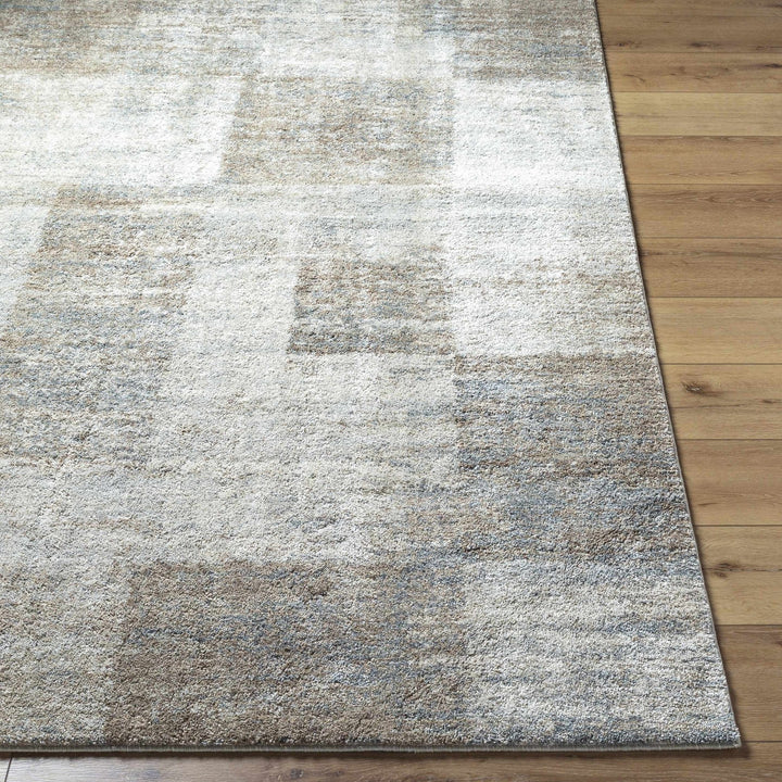 Modern Abstract Design Gray And Tan Rug - The Rug Decor