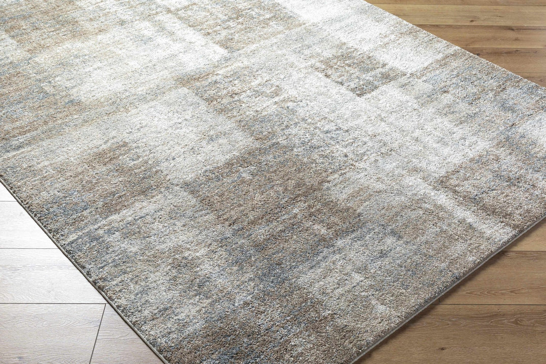 Modern Abstract Design Gray And Tan Rug - The Rug Decor