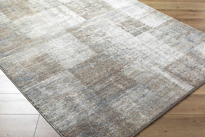 Modern Abstract Design Gray And Tan Rug - The Rug Decor