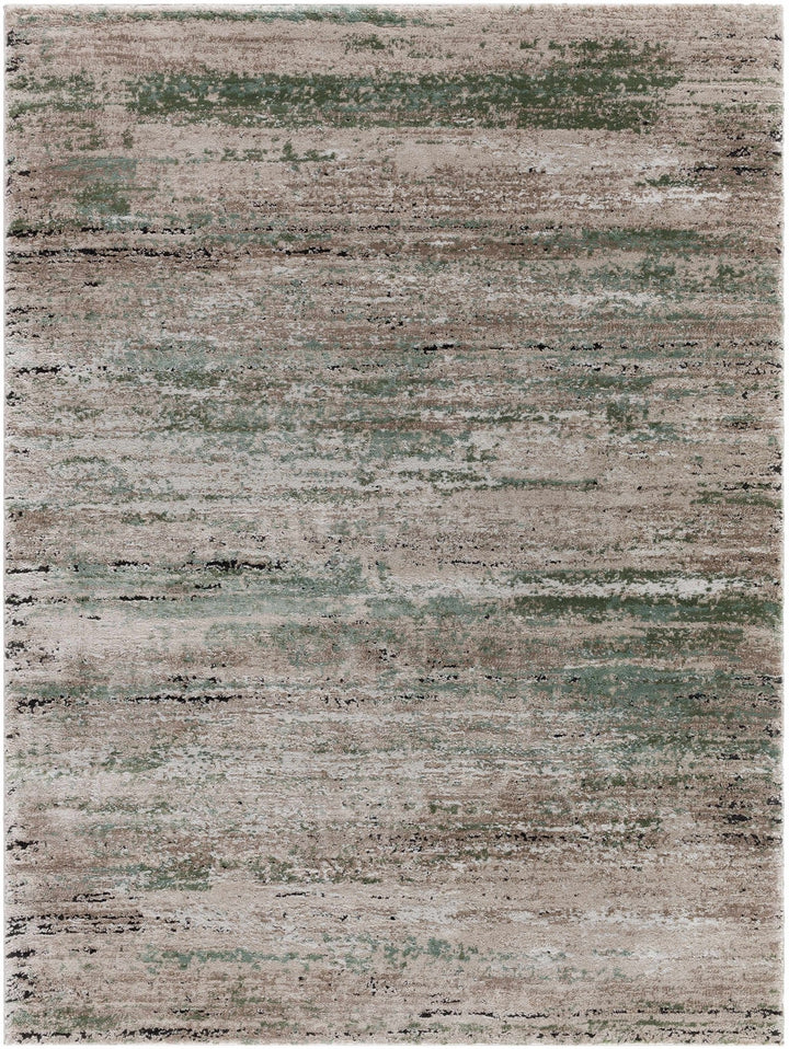 Modern Abstract Design Peach Machine Woven Area Rug - The Rug Decor