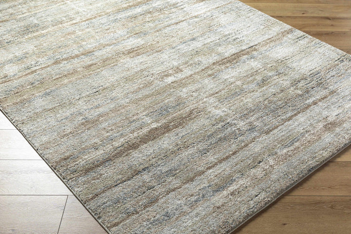 Modern Abstract Design Tan Machine Woven Rug - The Rug Decor