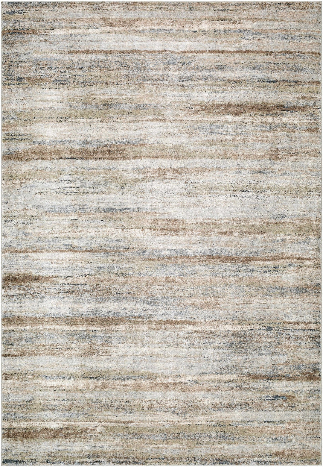 Modern Abstract Design Tan Machine Woven Rug - The Rug Decor