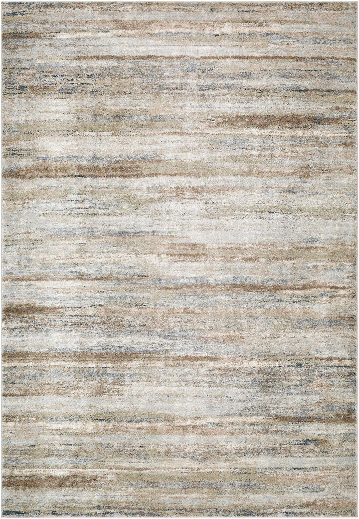 Modern Abstract Design Tan Machine Woven Rug - The Rug Decor