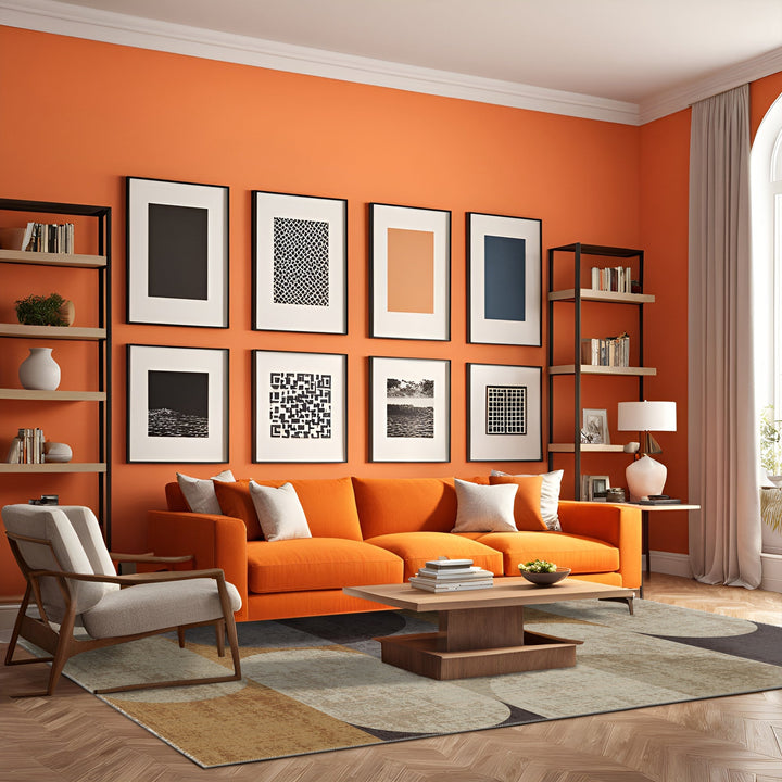 Modern Beige And Brown Machine Washable Cotton Rug - The Rug Decor