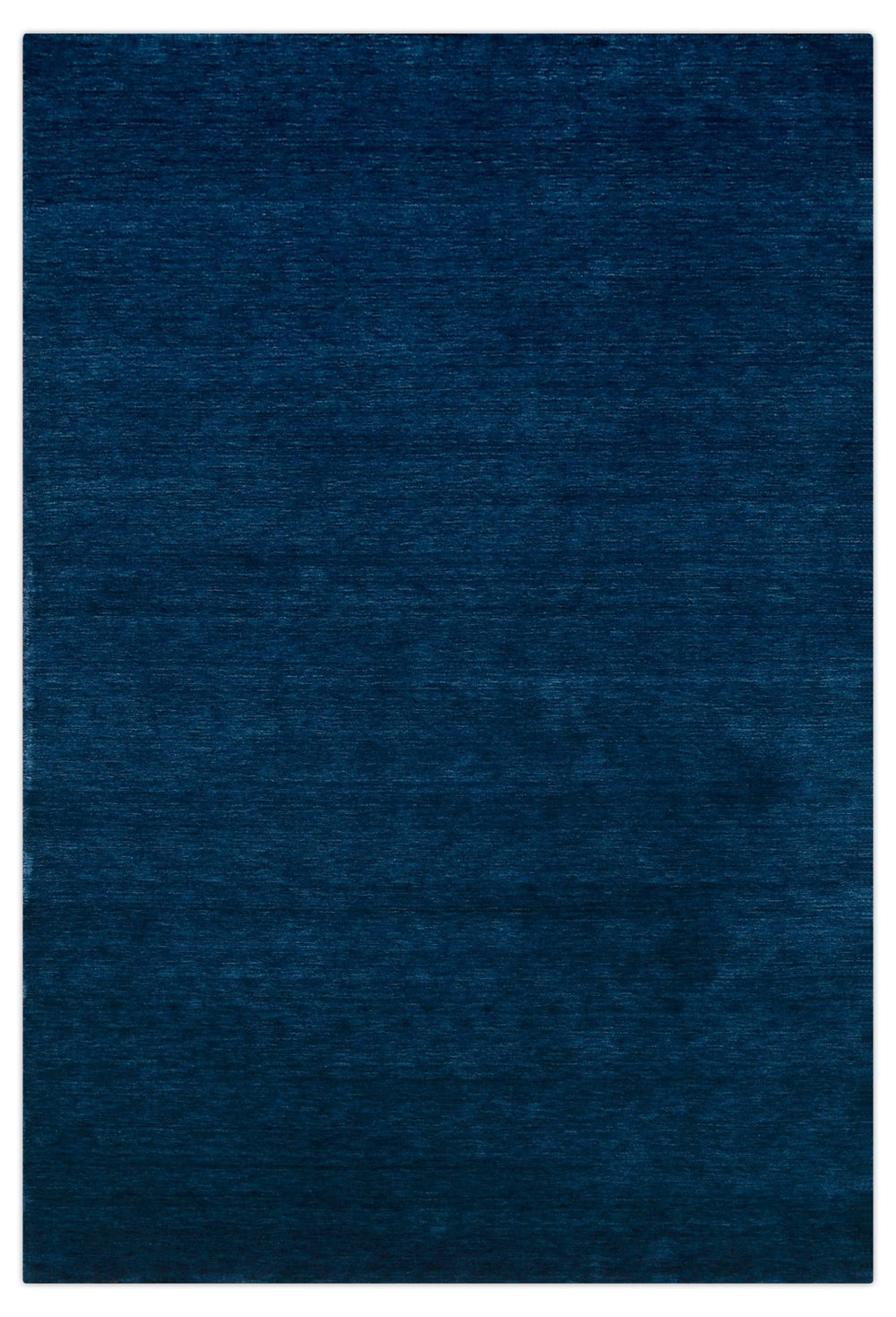 Modern Blue Solid Design Hand Loomed Wool Area Rug - The Rug Decor