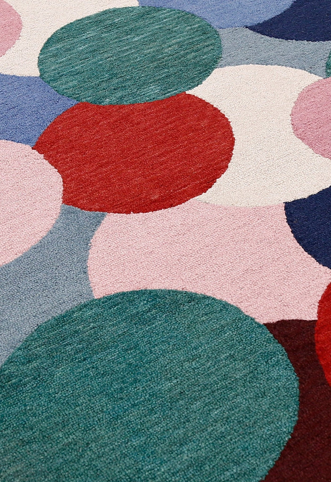 Modern Bubbles Design Multicolor Hand Tufted 5x8 Wool Rug - The Rug Decor