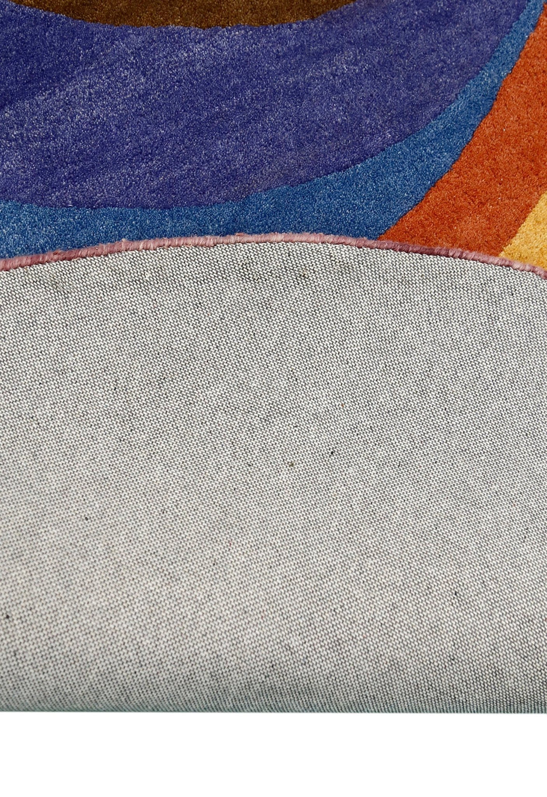 Modern Circles Style Colorful Hand Tufted 5x7 Wool Rug - The Rug Decor