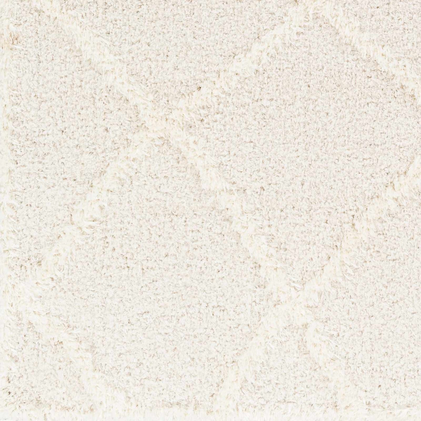 Modern Contemporary Beige Machine Woven Plush Pile Area Rug - The Rug Decor