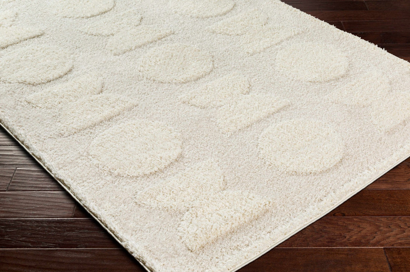Modern Contemporary Ivory Machine Woven Area Rug - The Rug Decor