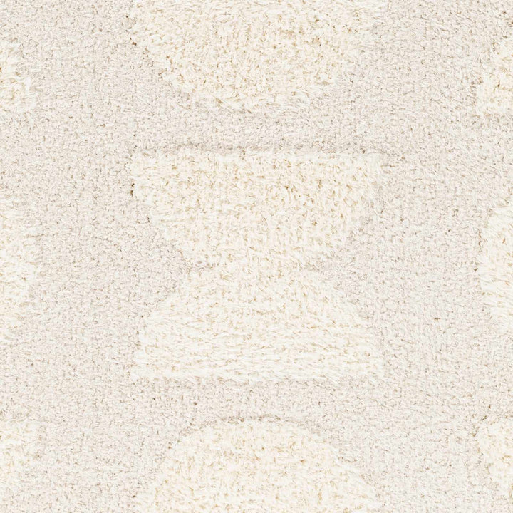 Modern Contemporary Ivory Machine Woven Area Rug - The Rug Decor