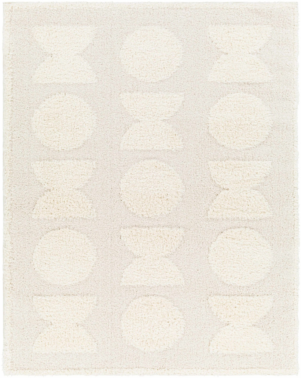 Modern Contemporary Ivory Machine Woven Area Rug - The Rug Decor