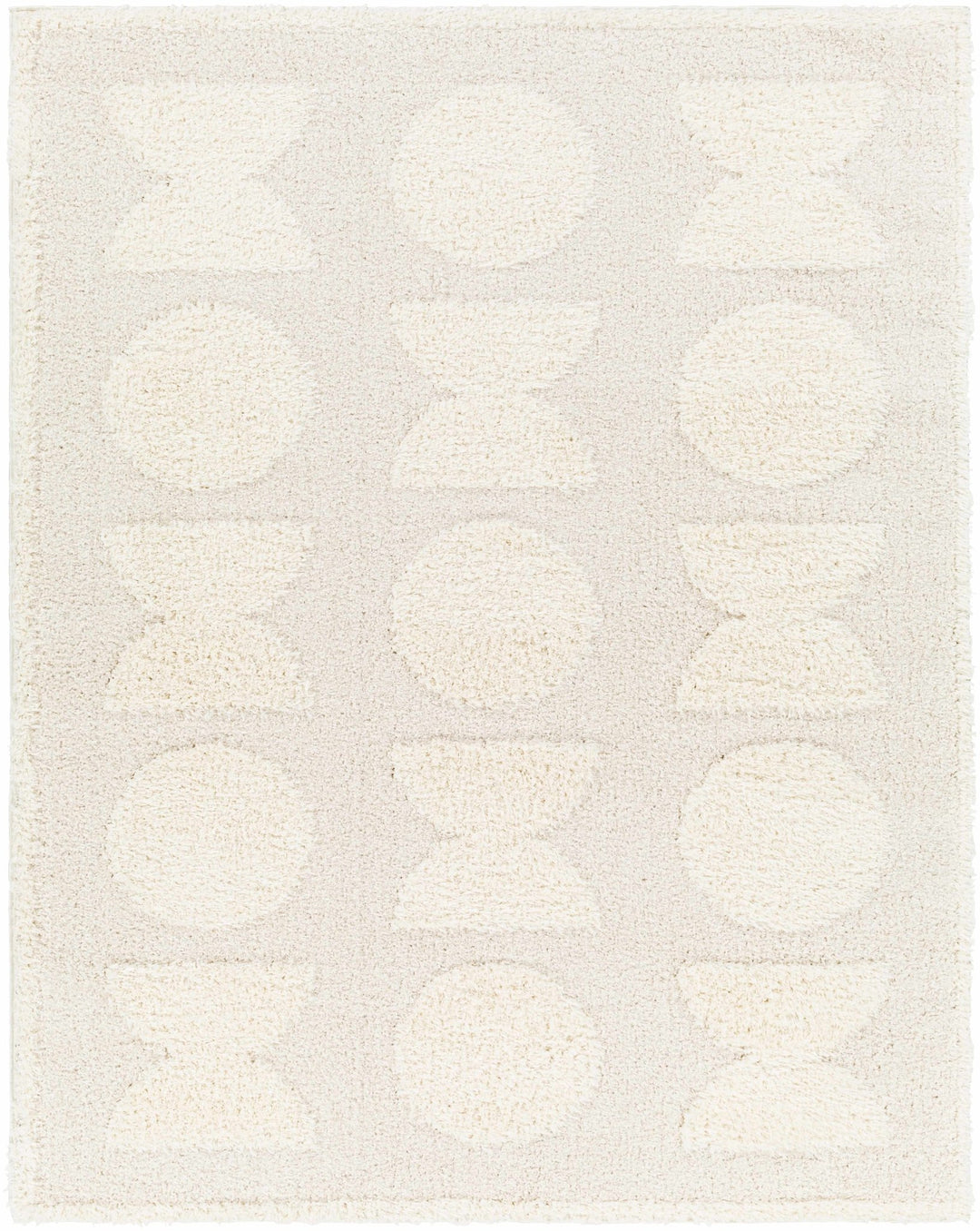 Modern Contemporary Ivory Machine Woven Area Rug - The Rug Decor