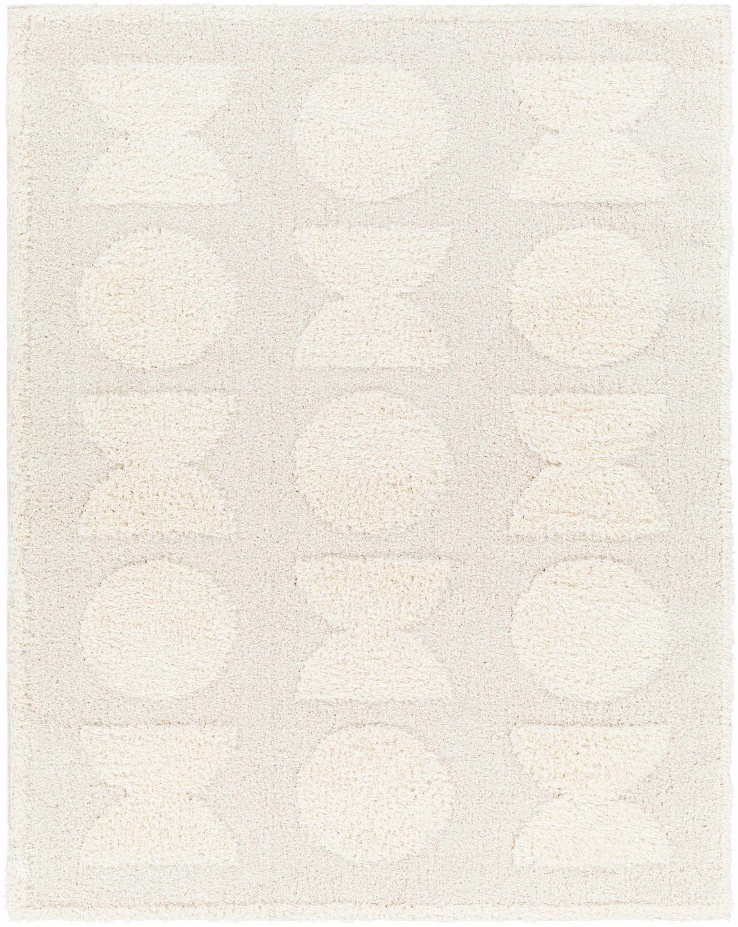 Modern Contemporary Ivory Machine Woven Area Rug - The Rug Decor