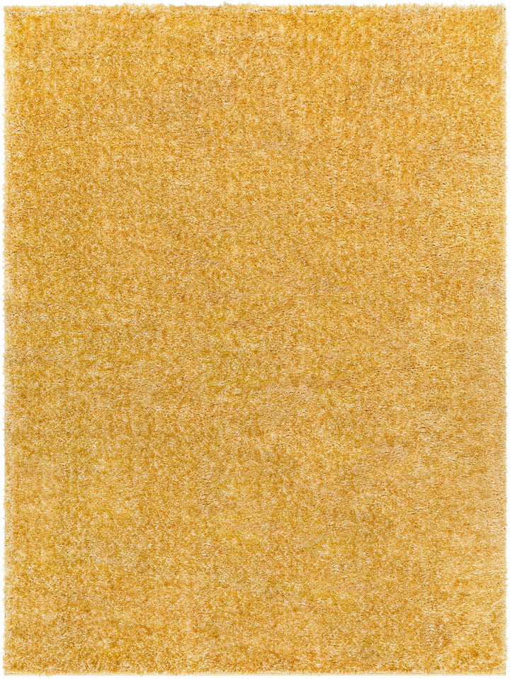 Modern Contemporary Solid Plush Gold Area rug - The Rug Decor