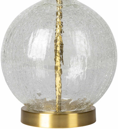 Modern Contemporary White and Gold Table Lamp, Bed Side Lamp - The Rug Decor