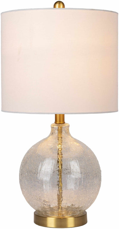 Modern Contemporary White and Gold Table Lamp, Bed Side Lamp - The Rug Decor