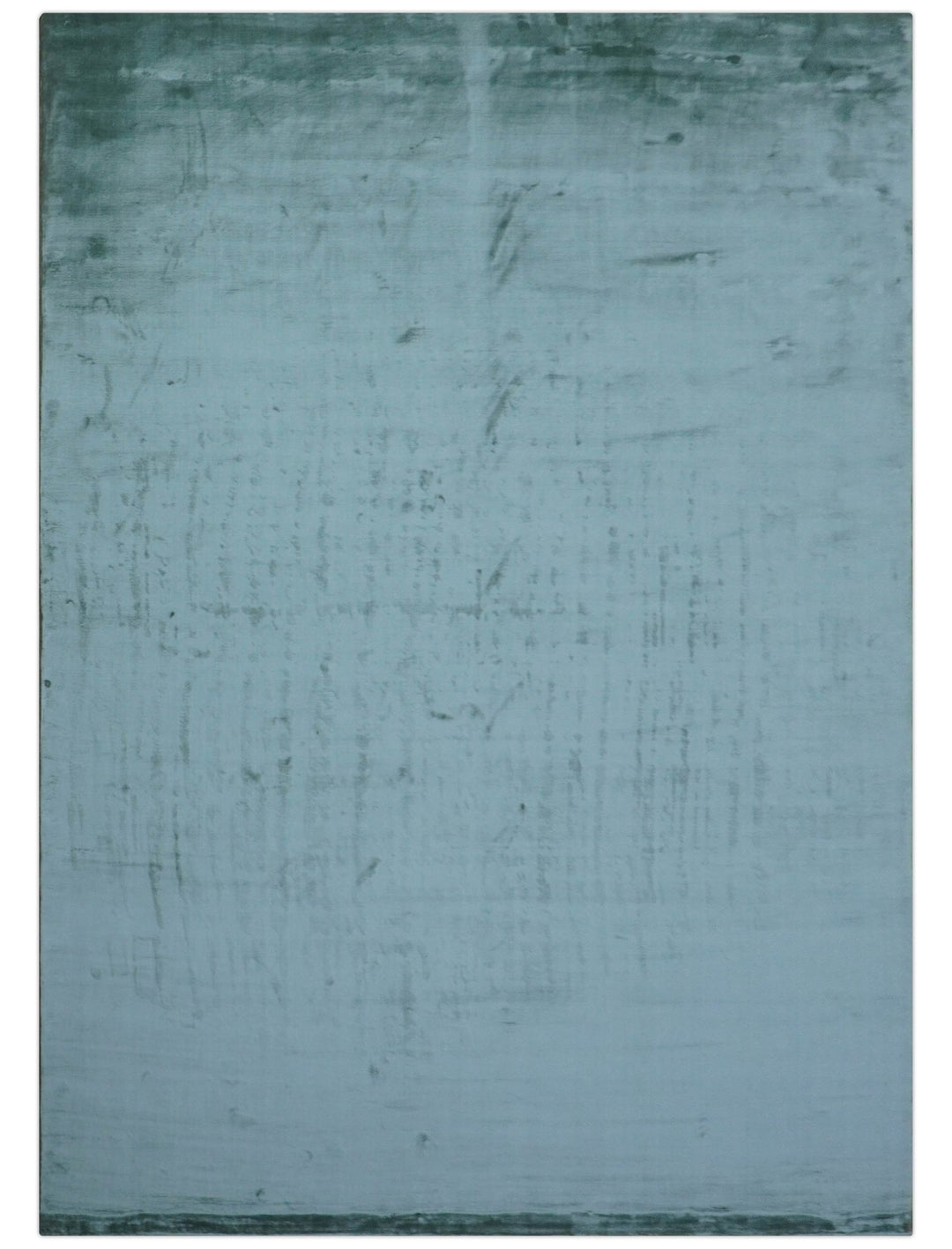 Modern Design Aqua Green Hand Loom 10x14 Art Silk Rug - The Rug Decor