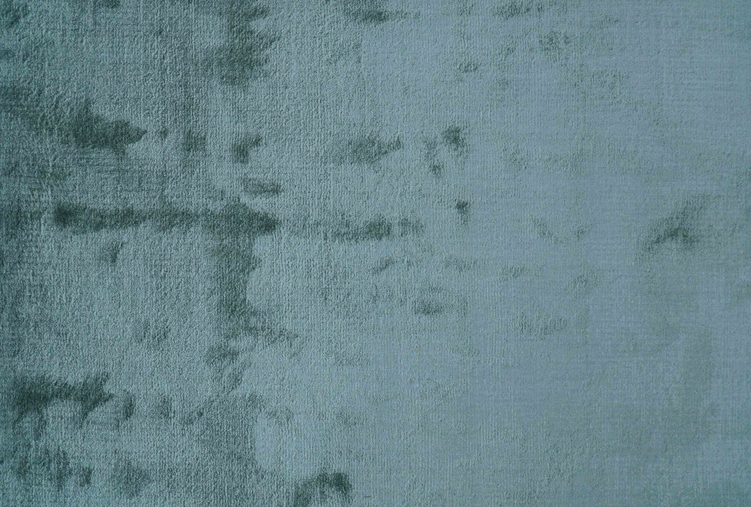 Modern Design Aqua Green Hand Loom 10x14 Art Silk Rug - The Rug Decor