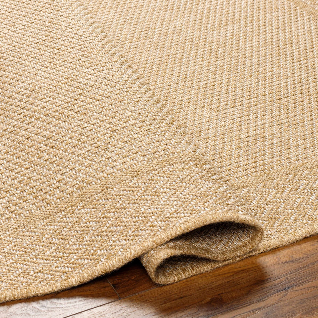 Modern Dorie Beige And White Machine Woven Indoor & Outdoor Rug - The Rug Decor