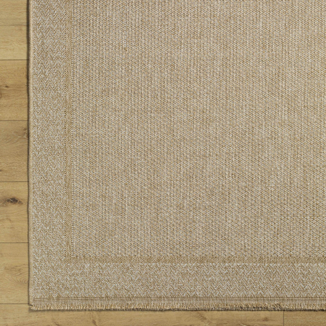 Modern Dorie Beige And White Machine Woven Indoor & Outdoor Rug - The Rug Decor