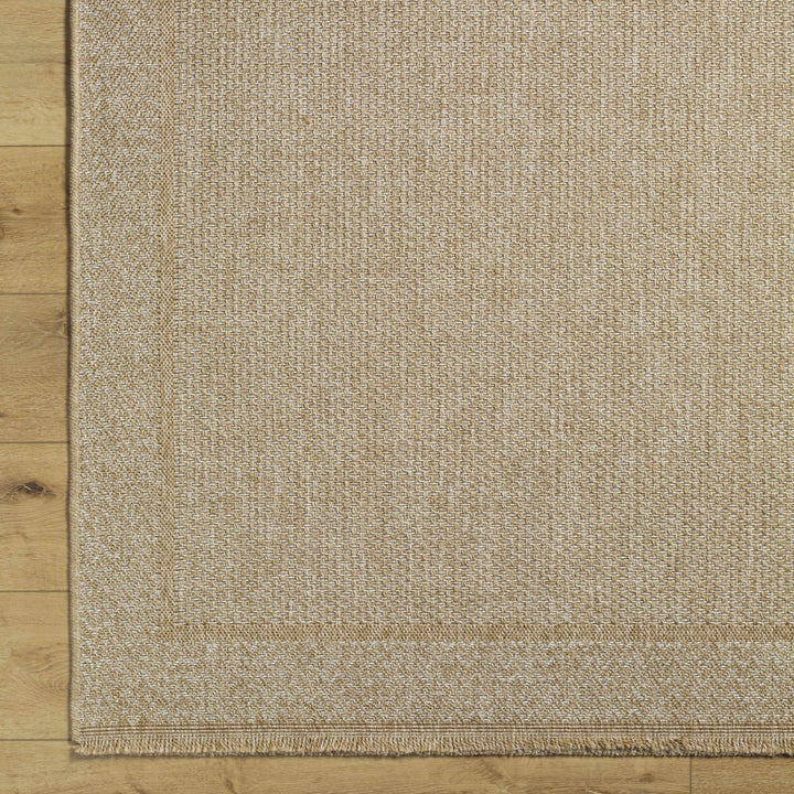 Modern Dorie Beige And White Machine Woven Indoor & Outdoor Rug - The Rug Decor