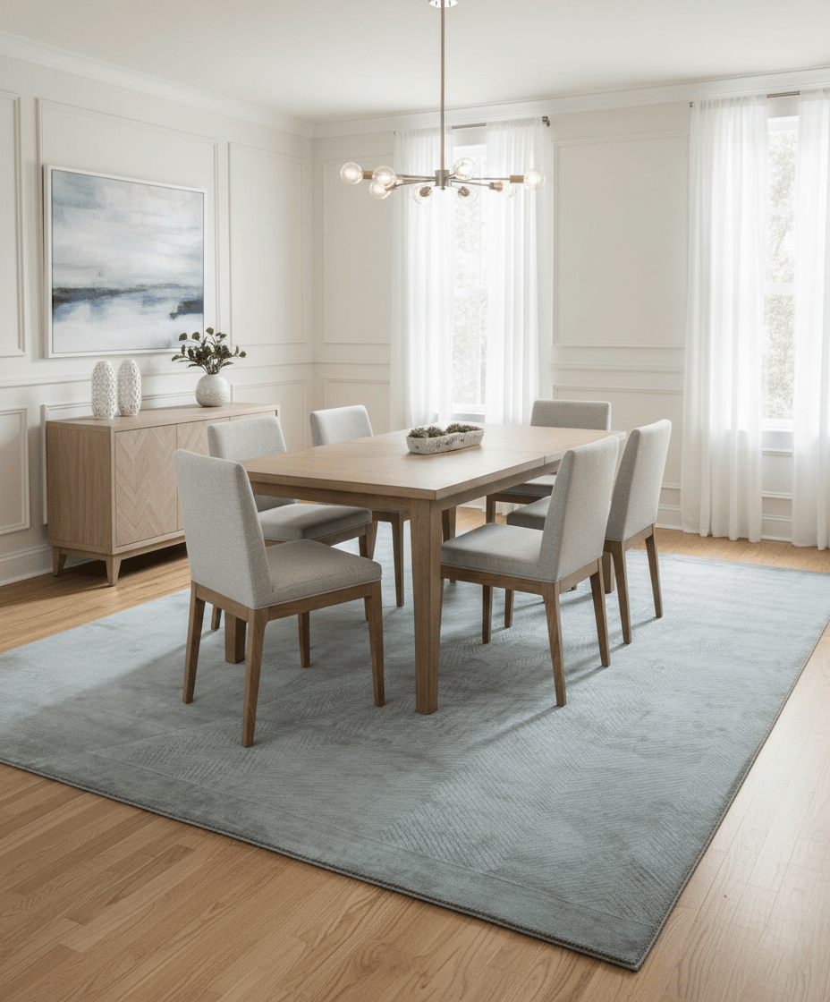 Modern geometric Design Beige Hand Loom 10x13 Art Silk Rug - The Rug Decor