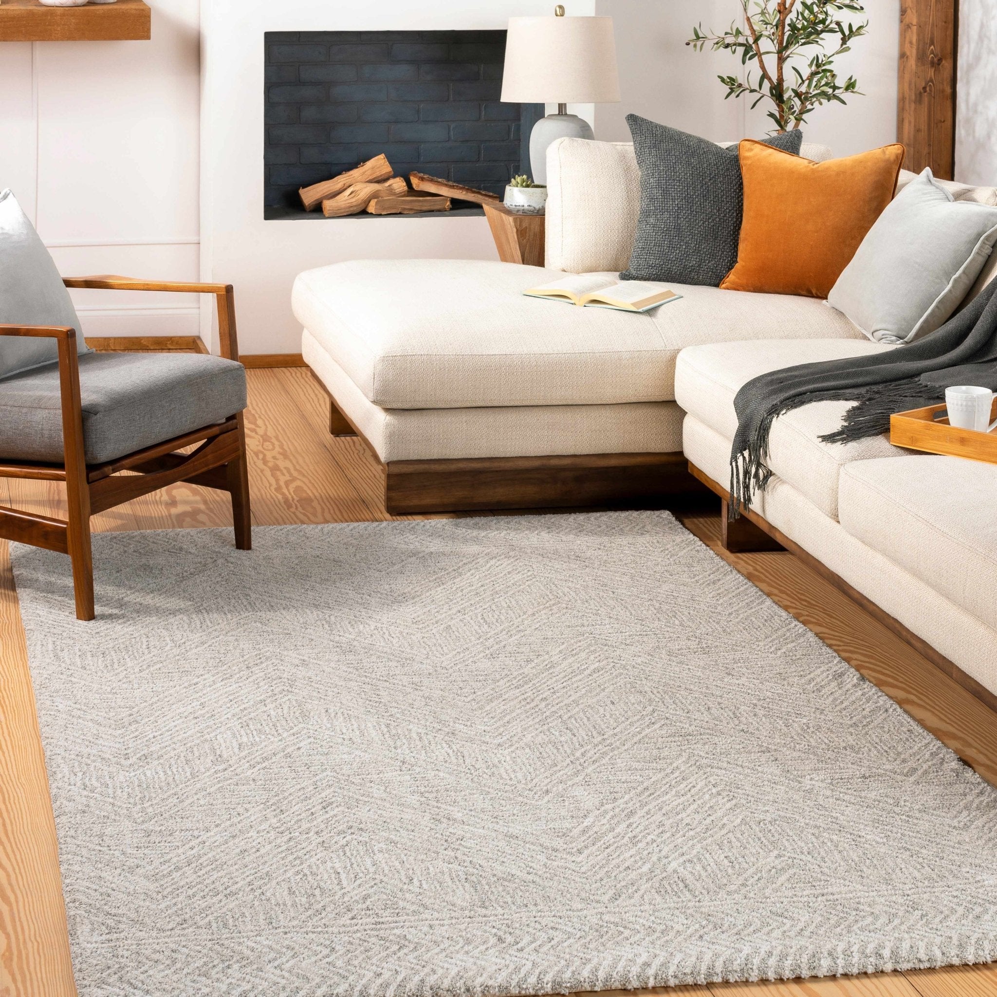 Modern Geometrical Design Beige Rug – The Rug Decor