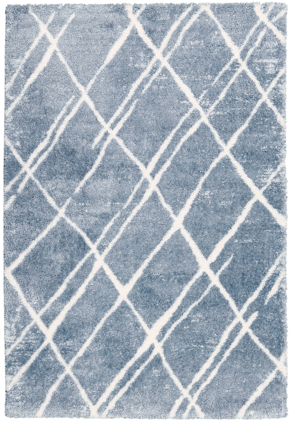 Modern Geometrical Design Blue 5x7 Rug - The Rug Decor