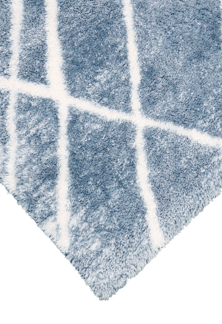 Modern Geometrical Design Blue 5x7 Rug - The Rug Decor