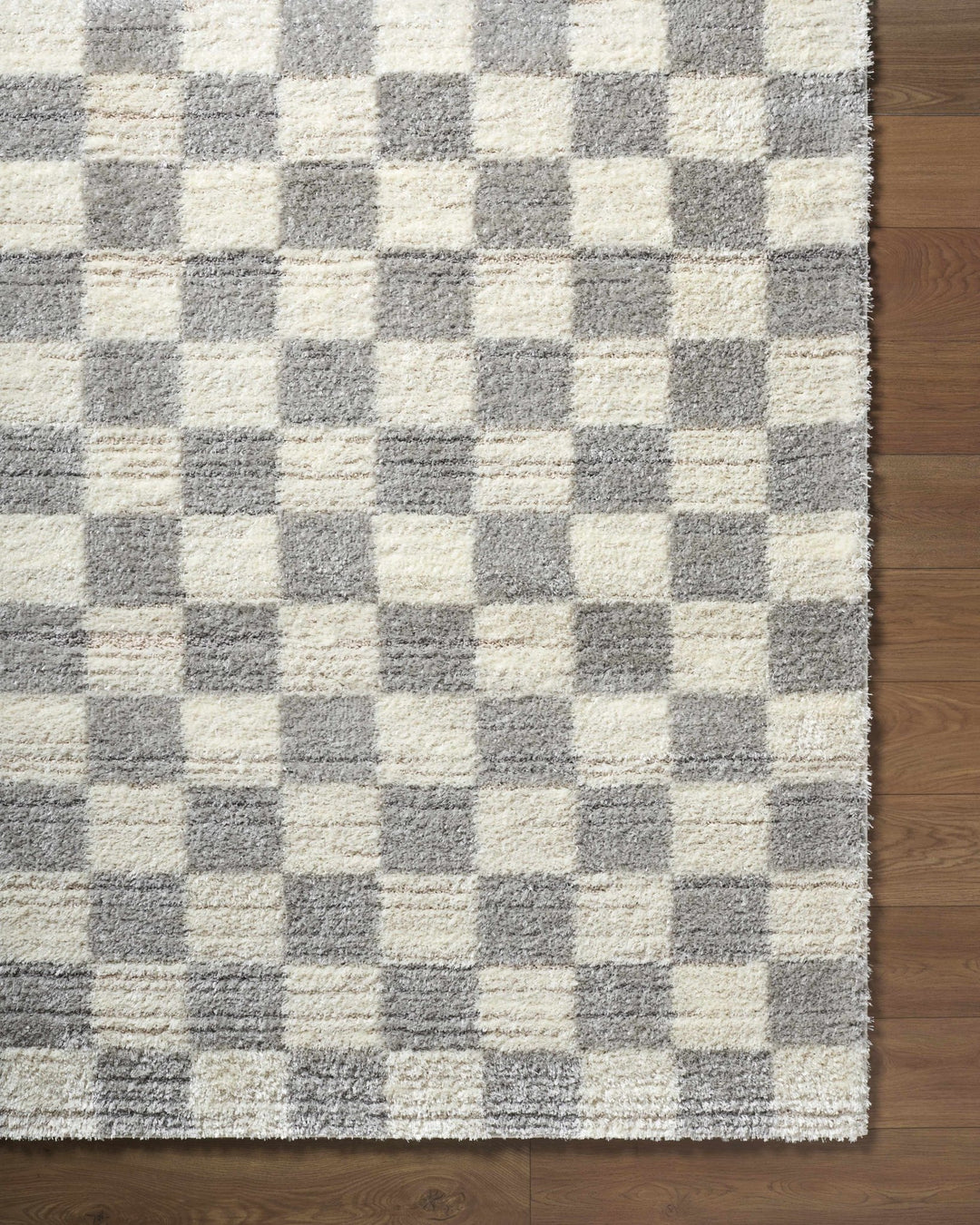 Modern Geometrical Design Cream And Gray Machine Woven Area Rug - The Rug Decor