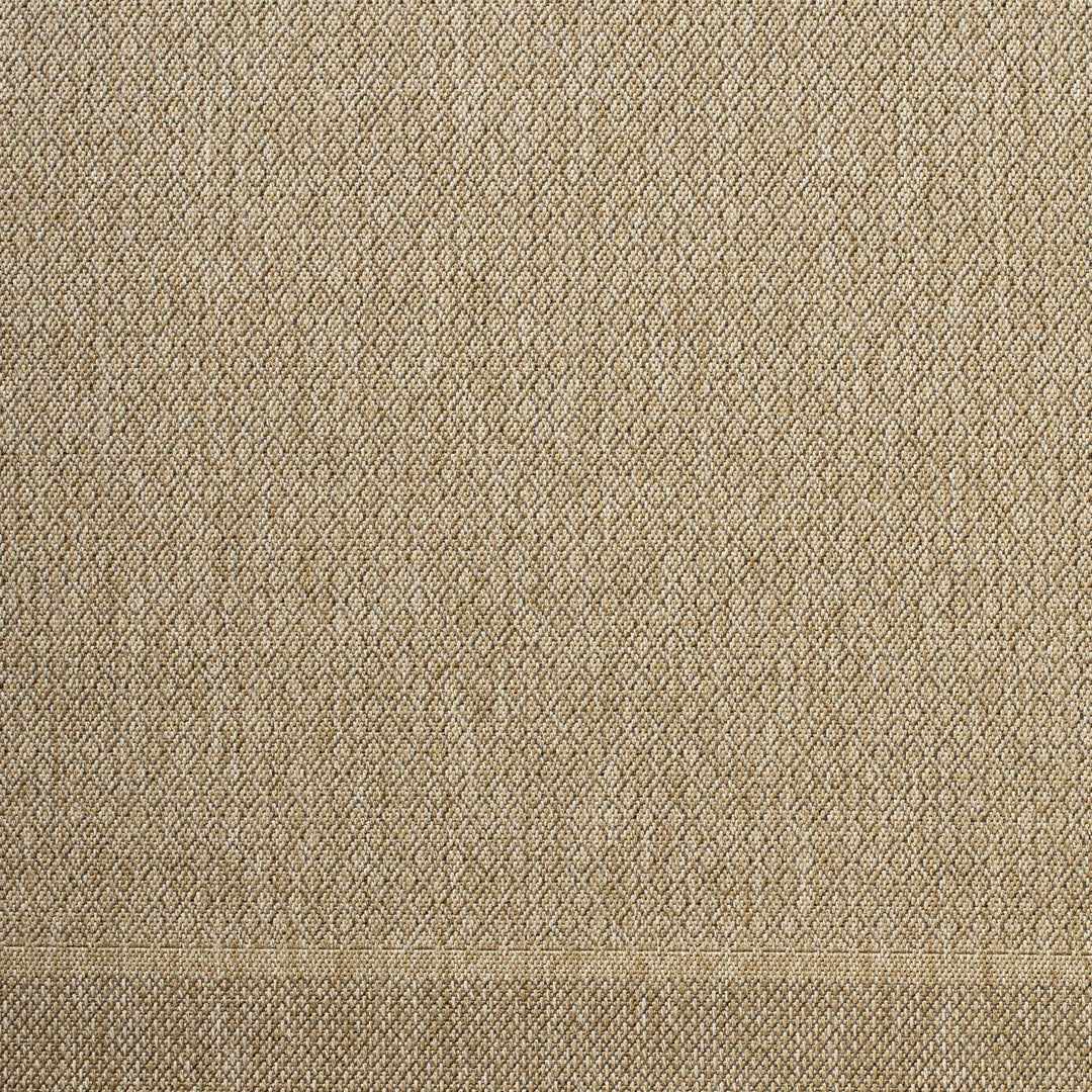 Modern Geometrical Ikuyo Tan And Brown Machine Woven Indoor & Outdoor Rug - The Rug Decor