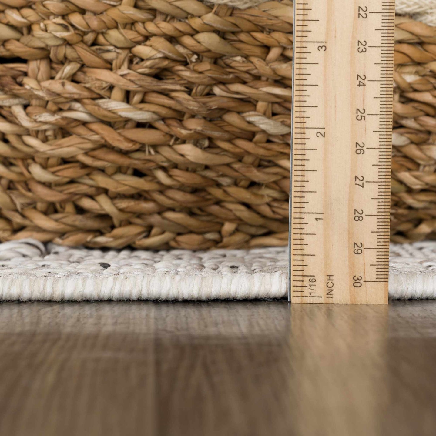 Modern Geometrical Ivory and Gray Outdoor Safe Area Rug - The Rug Decor