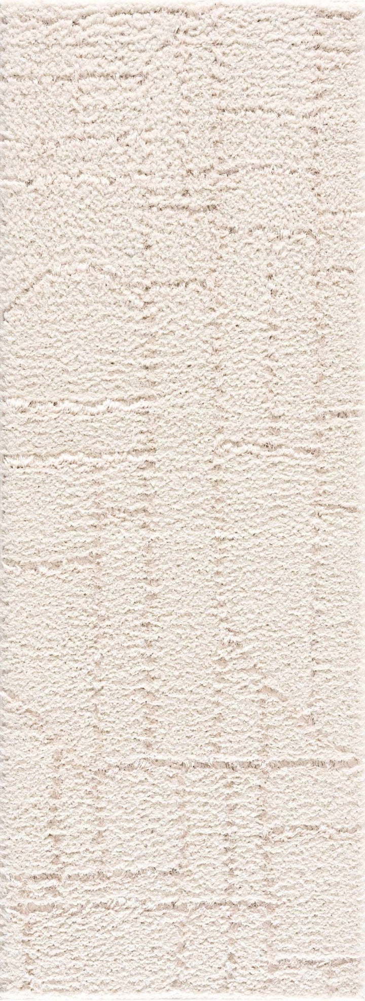 Modern Geometrical Ivory Plush Pile Moroccan Style Area rug - The Rug Decor