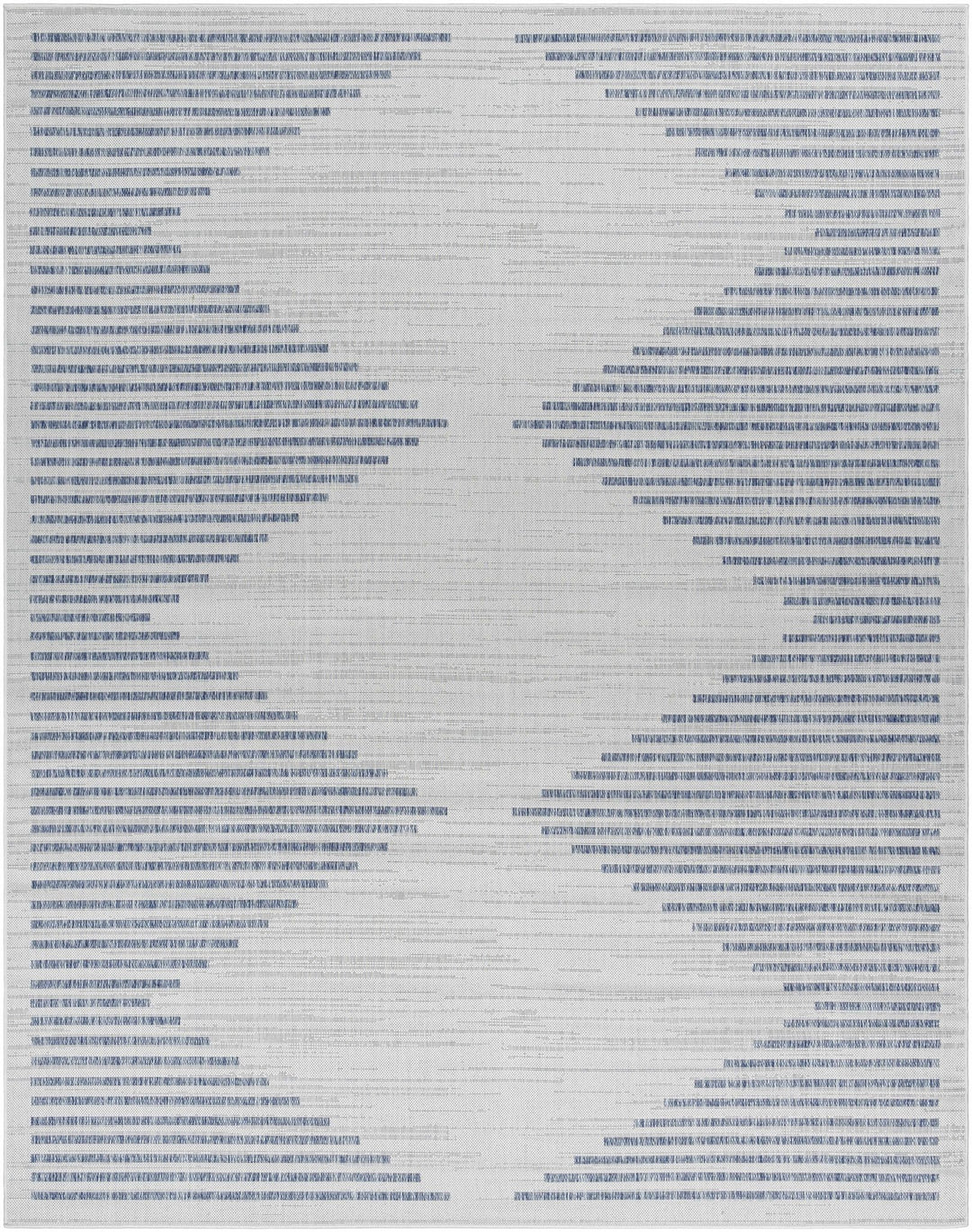 Modern Geometrical Style Blue And Ivory Area Rug - The Rug Decor