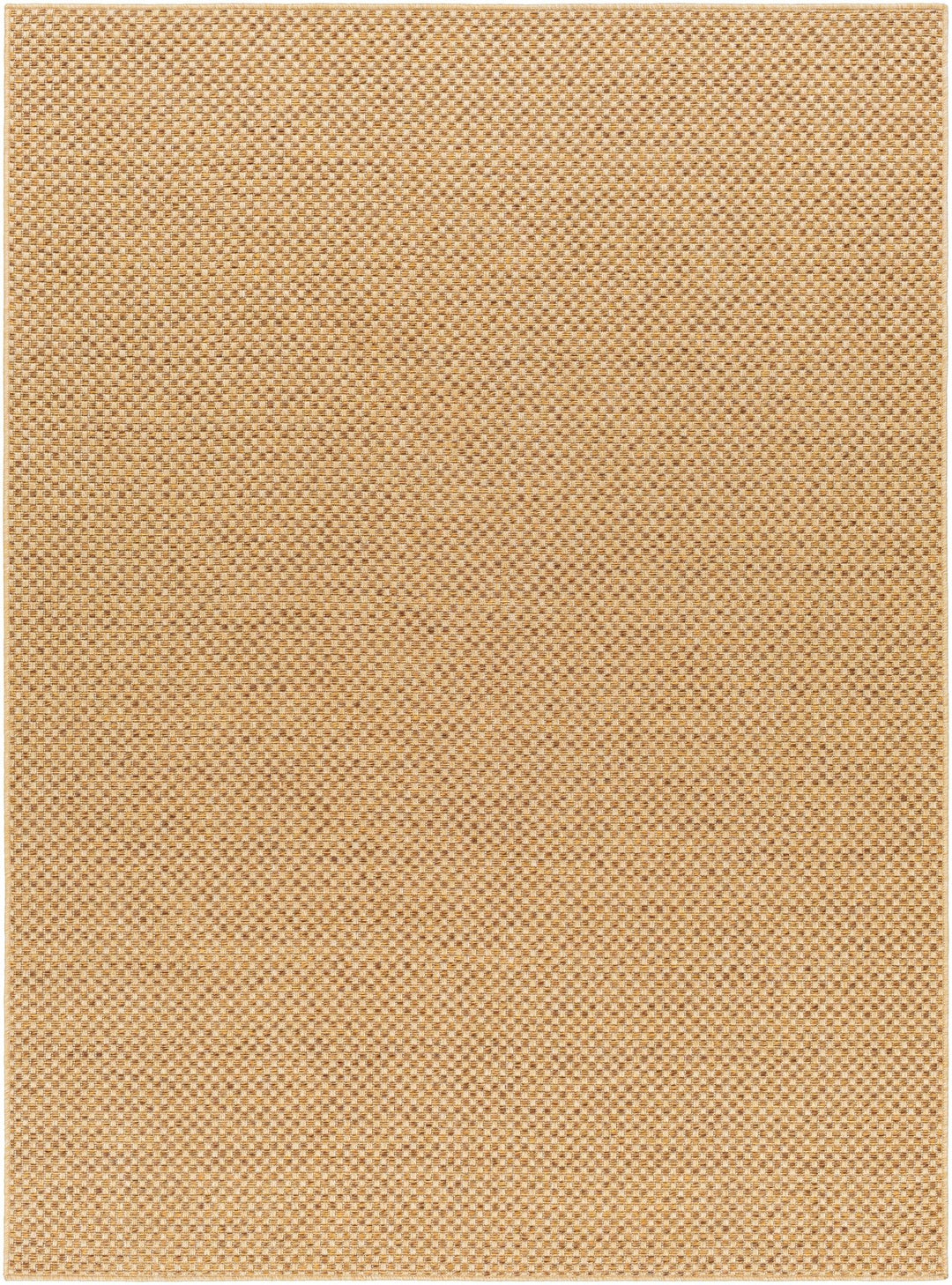 Modern Geometrical Tan and Natural Brown Outdoor safe jute area rug - The Rug Decor