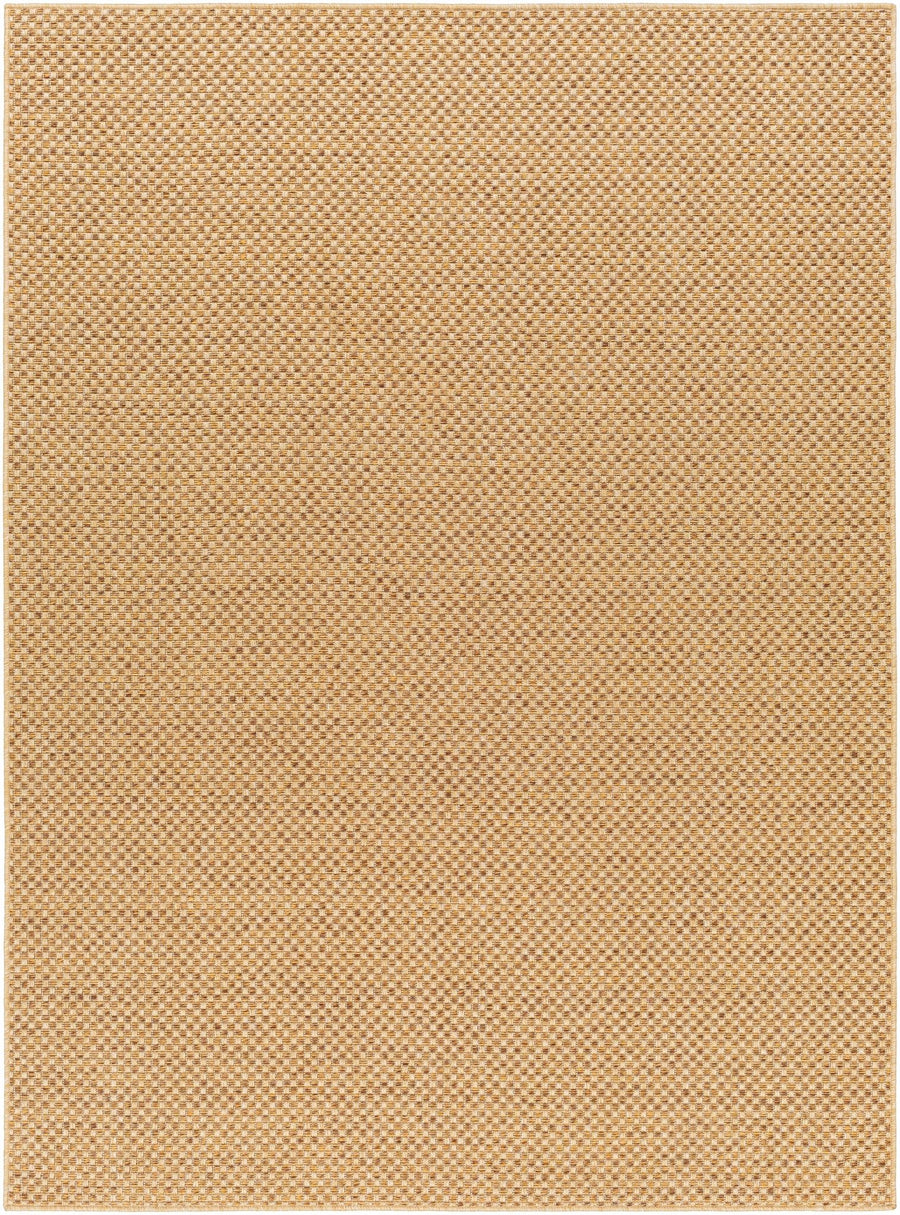 Modern Geometrical Tan and Natural Brown Outdoor safe jute area rug - The Rug Decor