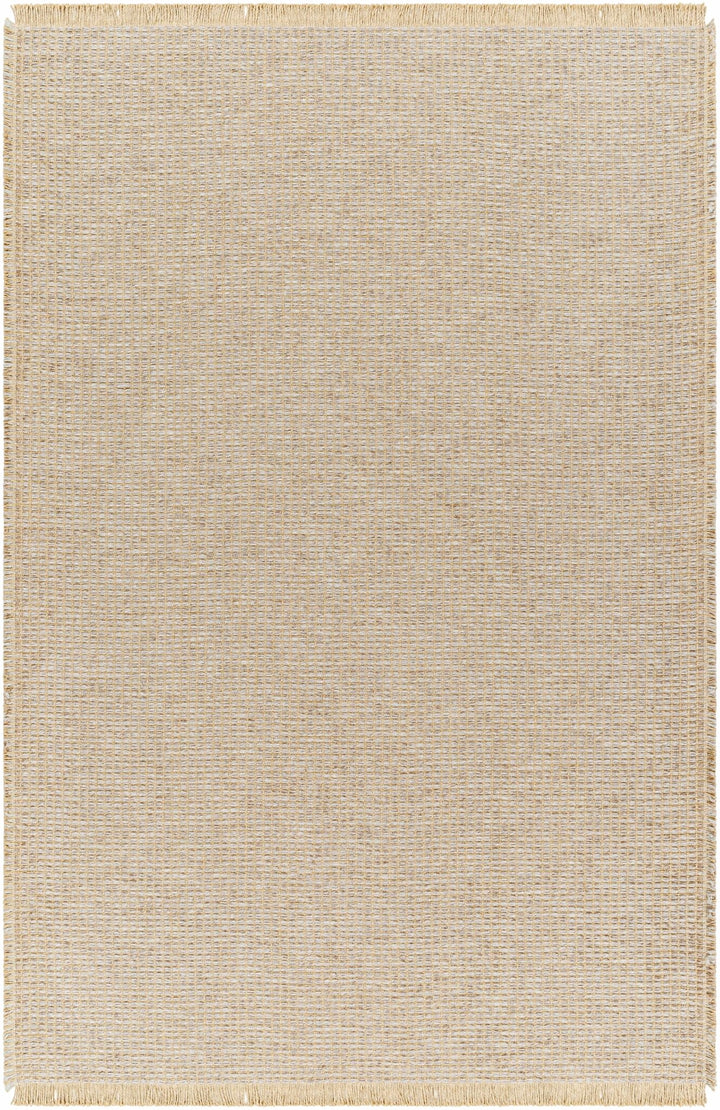 Modern Geometrical Texture Gray and Tan Multi Size Jute Area Rug - The Rug Decor