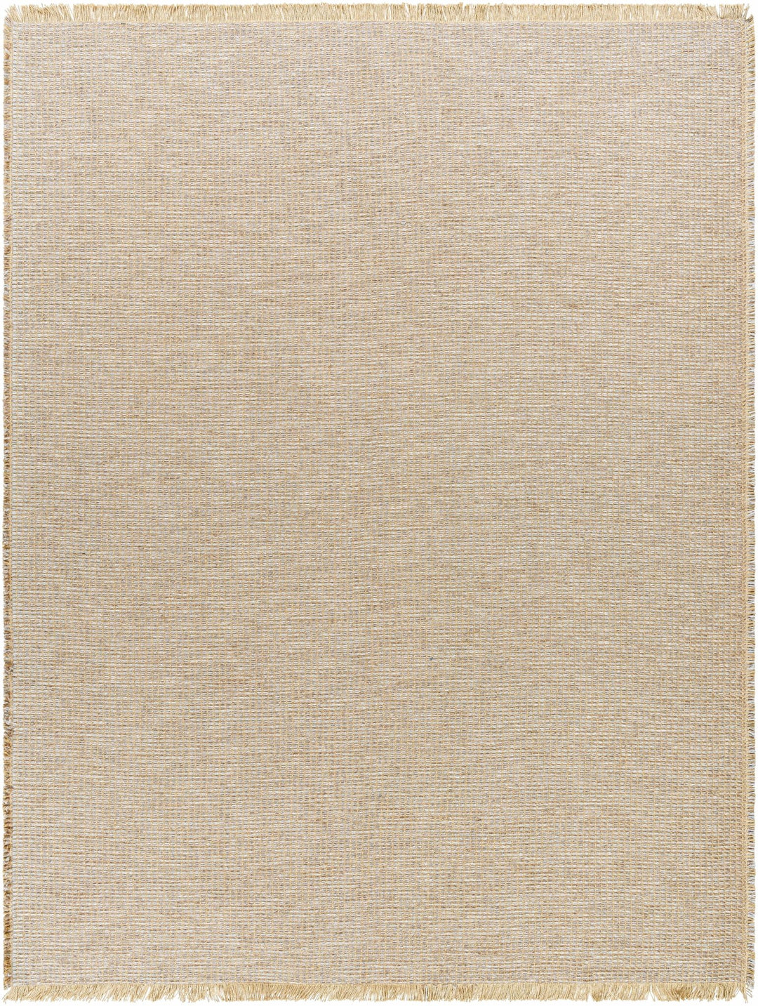 Modern Geometrical Texture Gray and Tan Multi Size Jute Area Rug - The Rug Decor